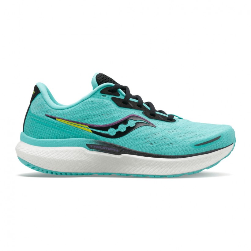 Saucony Triumph 19 Himmelblau Weiß SS22 Schuhe