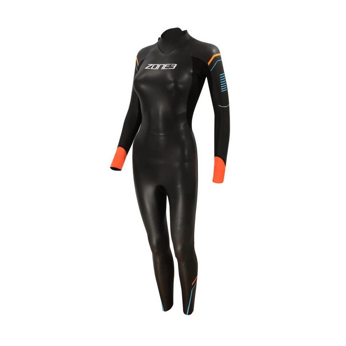 Damen Neopren günstig Kaufen-Zone3 Aspect Neoprenanzug Damen Schwarz Orange, Größe XS. Zone3 Aspect Neoprenanzug Damen Schwarz Orange, Größe XS <![CDATA[Zone3 Aspect Damen Neoprenanzug
 Der Aspect bietet ein völlig neues Neoprenanzug-Konzept. Dieser Neoprenan