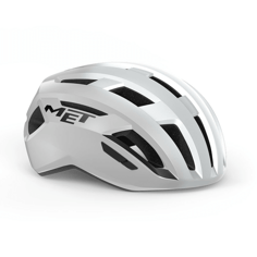 Helm Met Vinci Mips Wit Zilver Glans