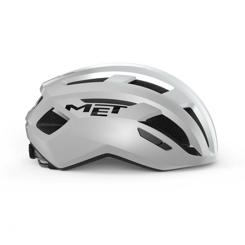 Casco Met Vinci Mips Bianco Argento Lucido