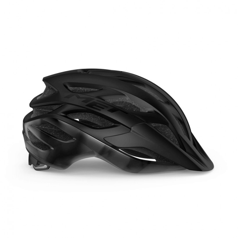 Casco Met Veleno MTB Negro Mate Brillo