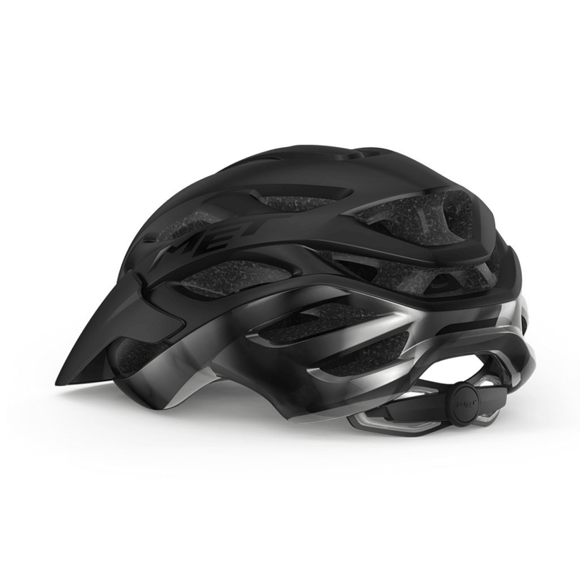 Kask MTB Met Veleno Matowy Czarny Połysk