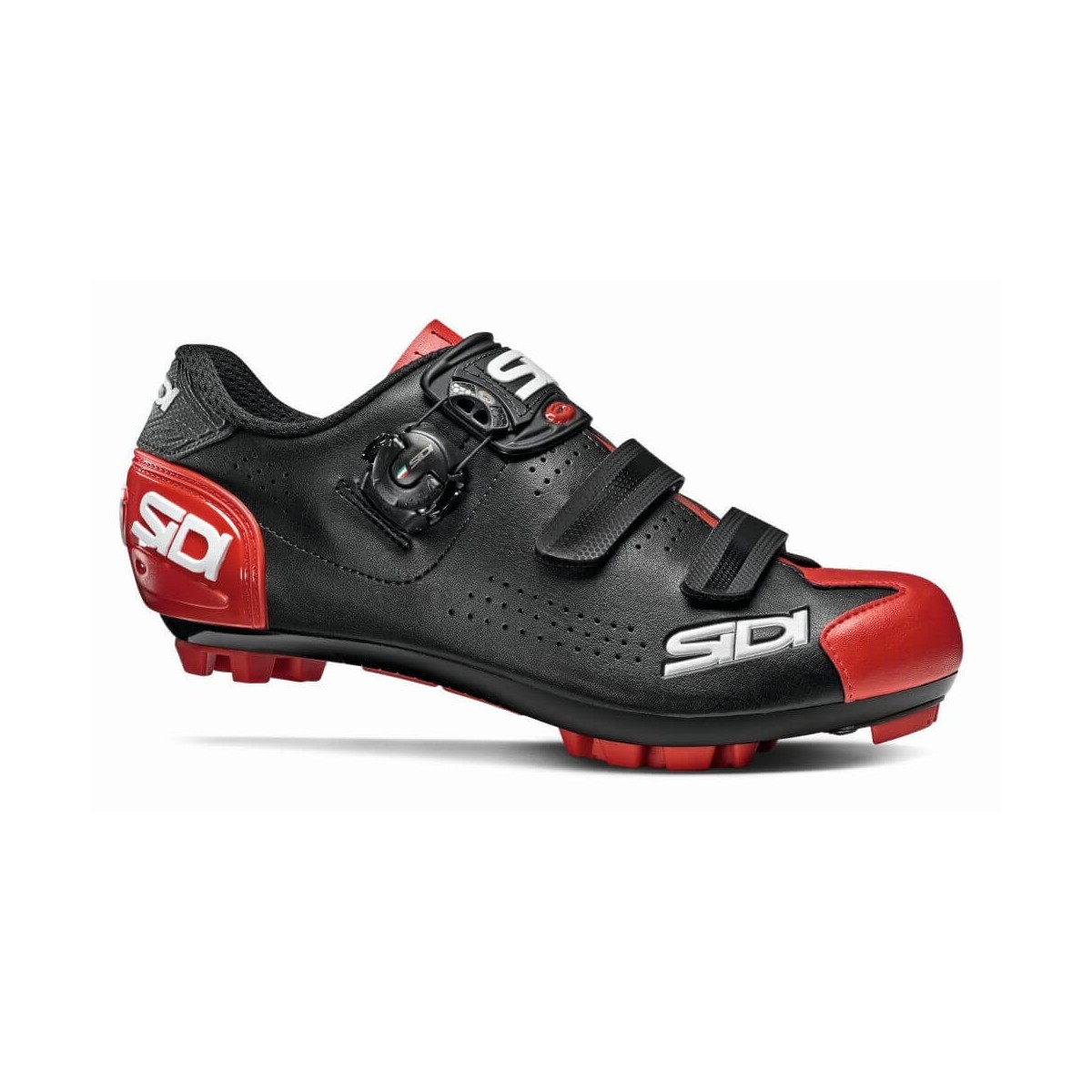 Zapatillas Sidi Trace 2 MTB Negro Rojo, Talla 45 - EUR