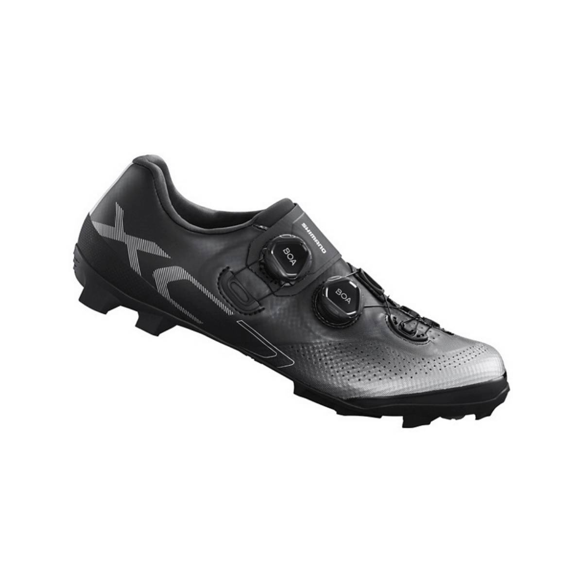 in 02  günstig Kaufen-Shimano XC702 MTB-Schuhe Schwarz, Größe 43,5 - EUR. Shimano XC702 MTB-Schuhe Schwarz, Größe 43,5 - EUR <![CDATA[Hauptmerkmale Shimano XC702 MTB
 Die SHIMANO SH-XC702 Mountainbike-Schuhe bieten Ihnen eine robuste Schale, optimale Kraft&