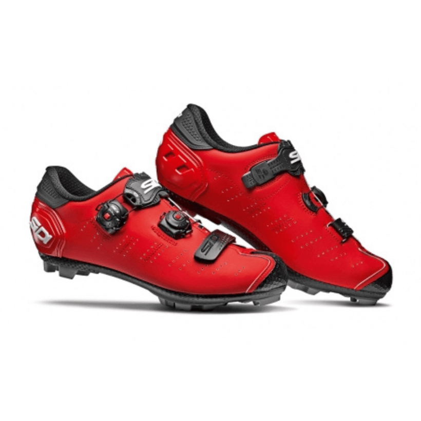 Tênis Sidi Dragon 5 MTB Vermelho Preto Fosco