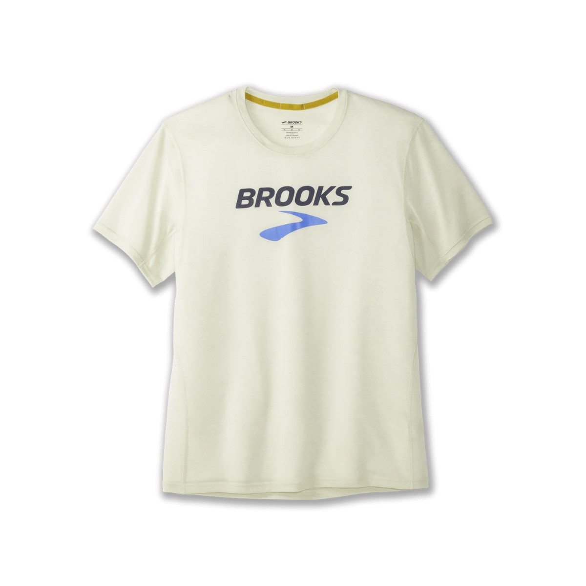 Camiseta Brooks Distance Manga Corta Blanco Roto, Talla XS