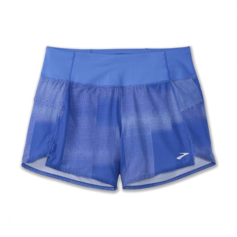 Brooks Chaser 5" Bleu Short Femme