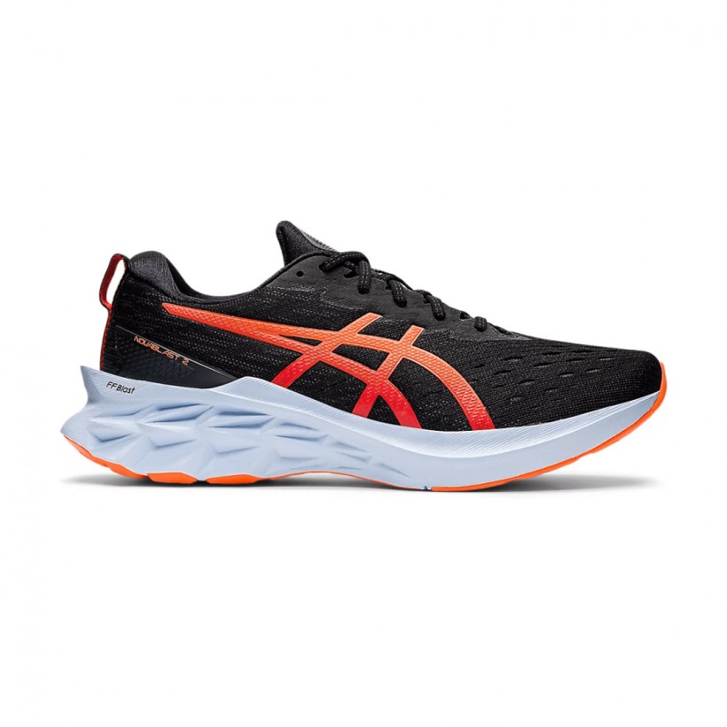 ASICS Novablast 2 Schuhe Schwarz Orange SS22