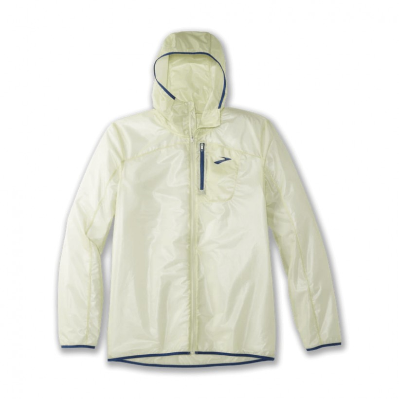 Veste Brooks Altitude Beige Bleu