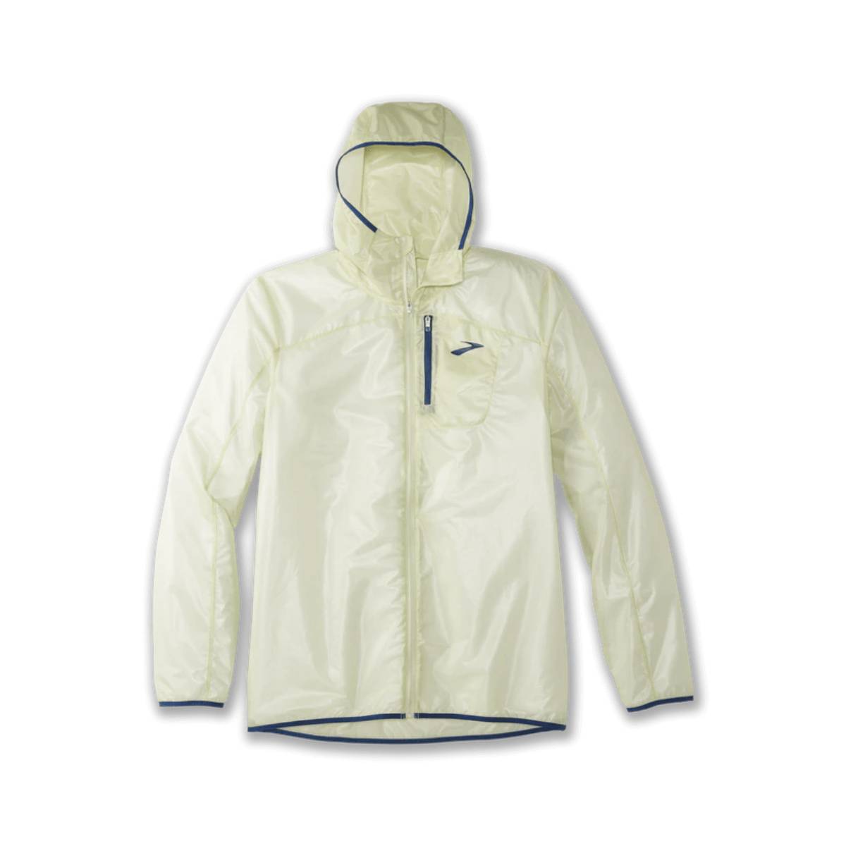 Brooks Altitude Jacket Cream Blue, Size XS