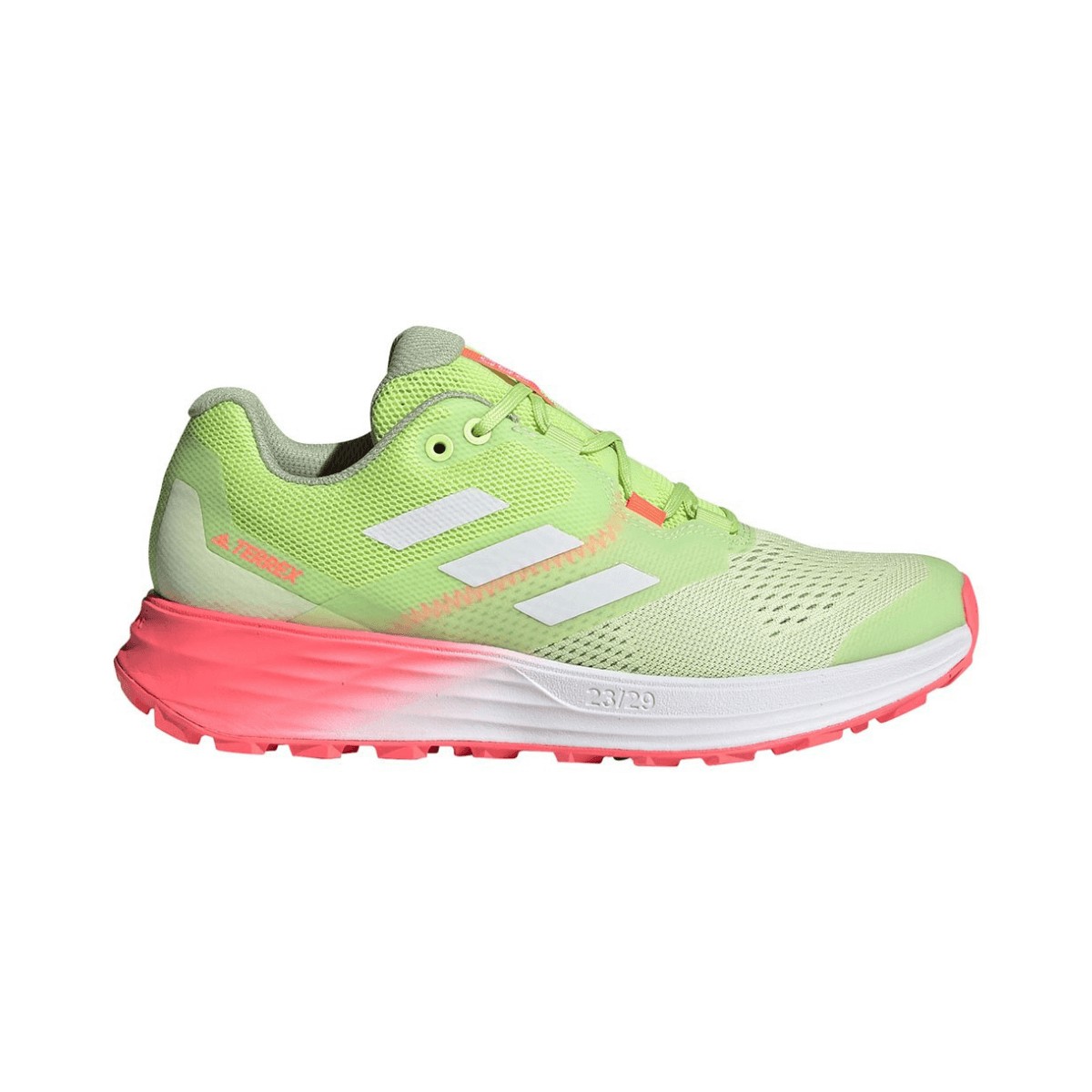 Adidas Terrex Two Flow Women's Shoes Green Pink SS22, Size UK 7.5