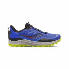 Tênis de corrida Saucony Peregrine 12 Azul Preto SS22