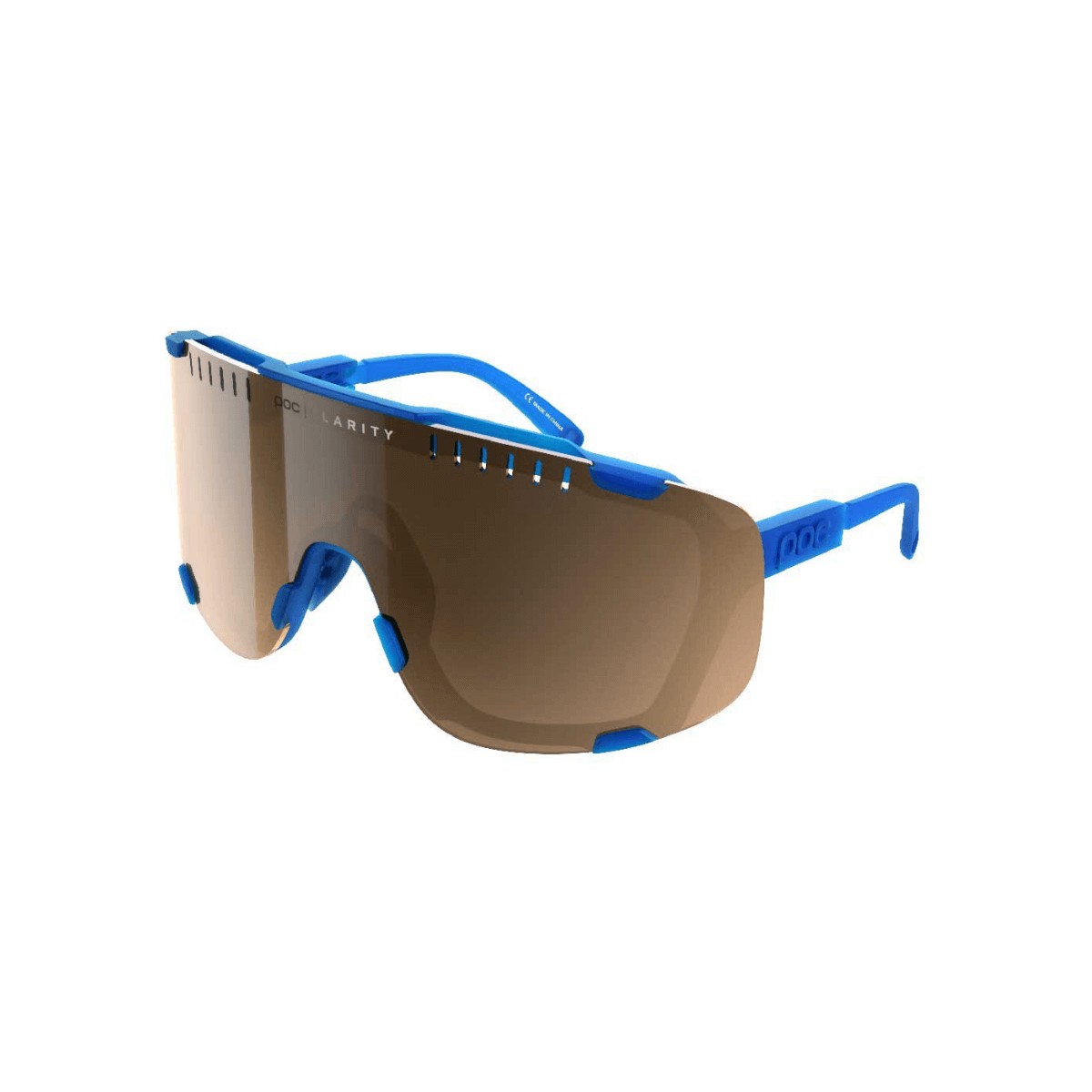 schutz  günstig Kaufen-POC Devour Brille Blau, Braune Linsen. POC Devour Brille Blau, Braune Linsen <![CDATA[Hauptmerkmale POC Devour Brille
 Die Devour ist ein Brillen-/Sonnenbrillen-Hybrid, der ein optimales Sichtfeld und hervorragenden Schutz bietet. Sie verbindet die Funkti