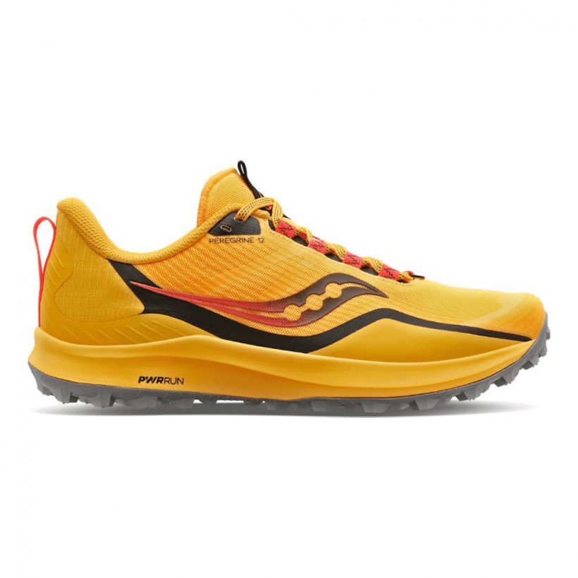 Saucony Peregrine 12 Yellow Black SS22 Women's Shoes