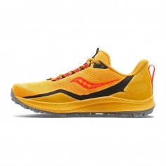 Saucony Peregrine 12 Yellow Black SS22 Women's Shoes