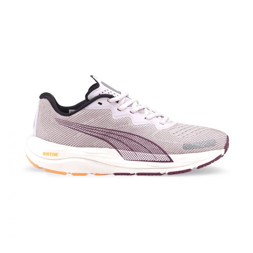 Puma Velocity Nitro 2 White Maroon Women's Shoes