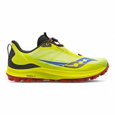 Chaussures Saucony Peregrine 12 Vert Jaune SS22