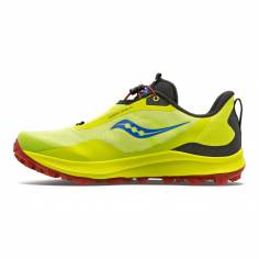 Chaussures Saucony Peregrine 12 Vert Jaune SS22