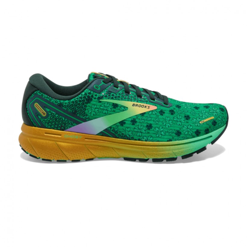 Zapatillas Brooks Ghost 14 Verde Oro SS22
