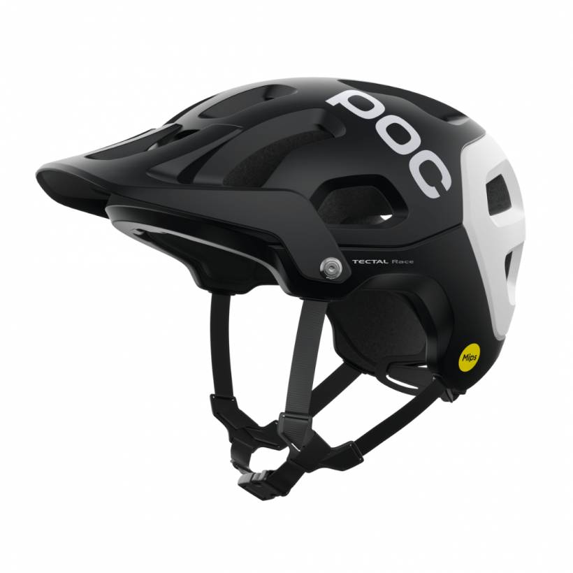 Casque POC Tectal Race Mips noir blanc
