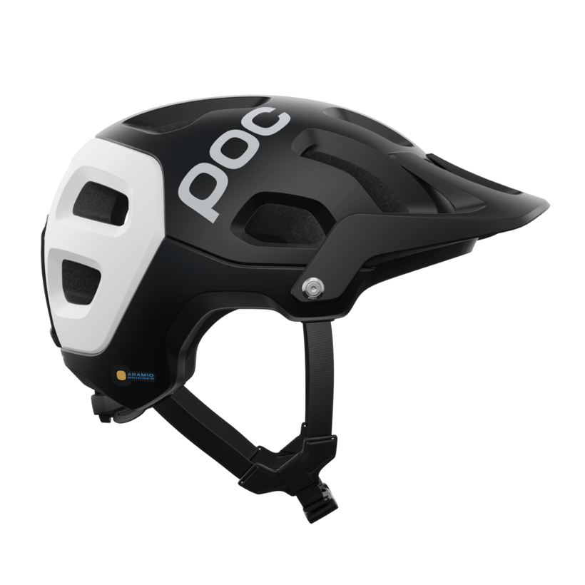 POC Tectal Race Mips Helm Schwarz Weiß