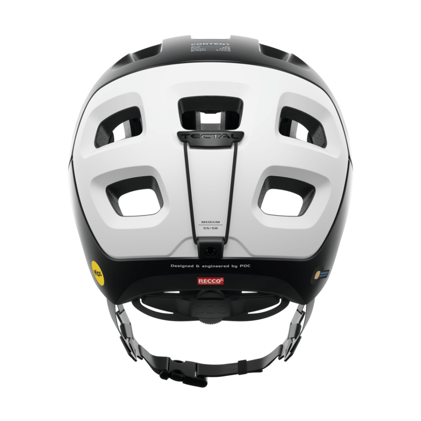 Capacete POC Tectal Race Mips Preto Branco