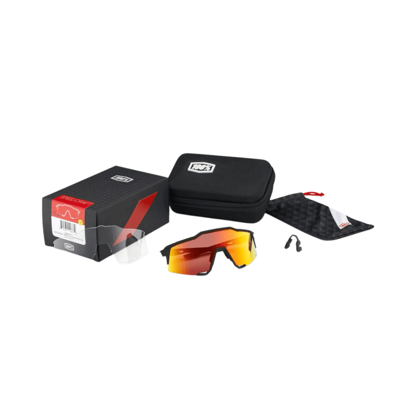 Goggles 100% Speedcraft Black with Smoke lenses