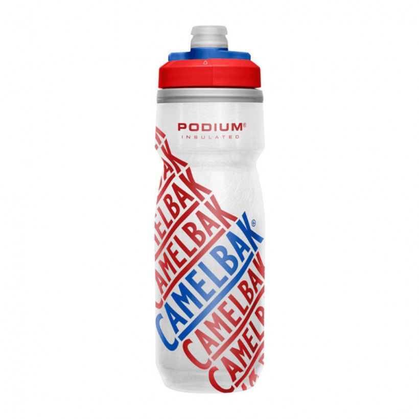 Bidon Camelbak Podium Chill Race Edition 0,6L Blanc Rouge
