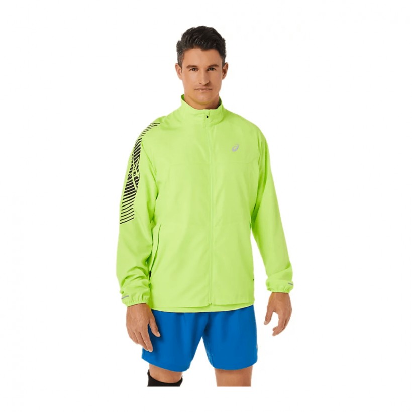 Asics Icon Jacket Lime Green