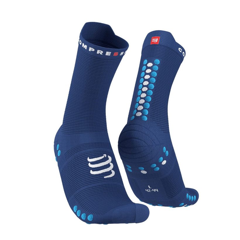 Calzini alti Compressport Pro Racing v4.0 blu