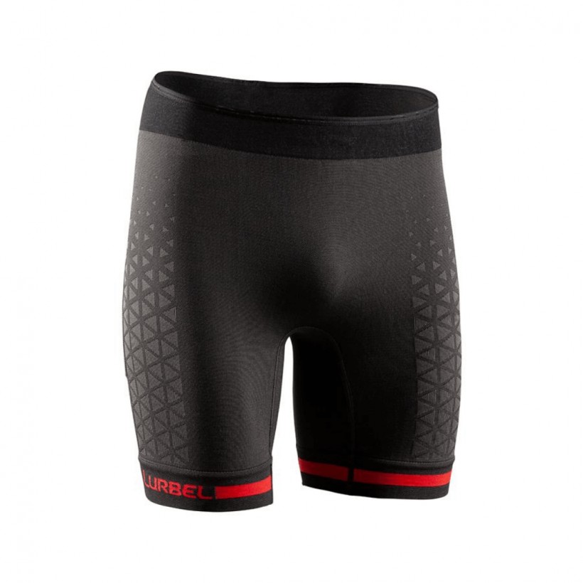 Lurbel Spirit Kurze Strumpfhose Dunkelgrau Rot