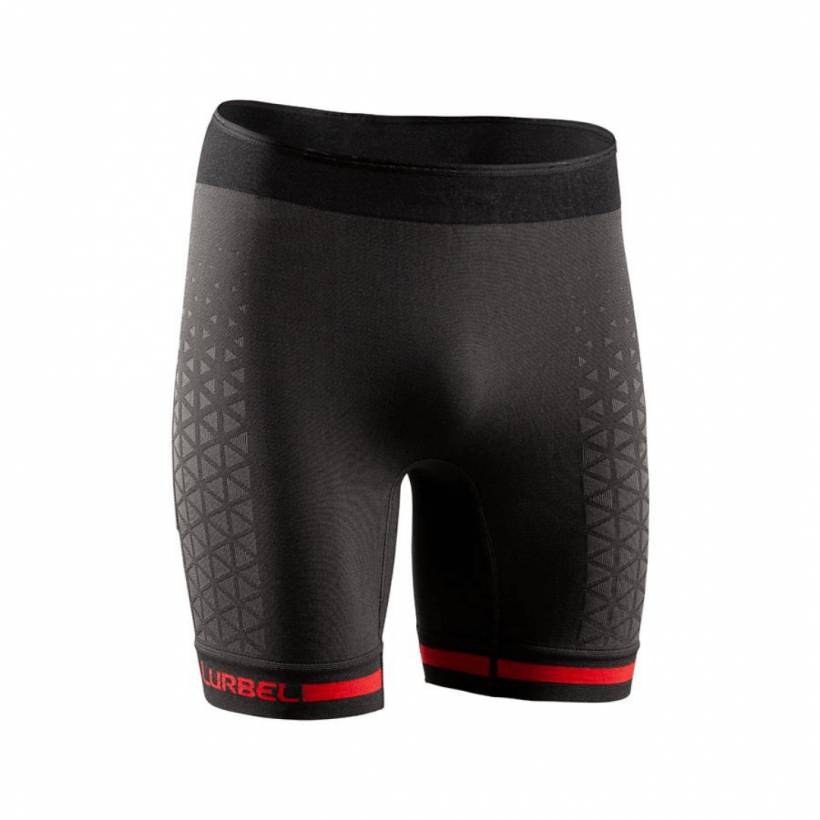 Lurbel Spirit Short Tights Dark Gray Red