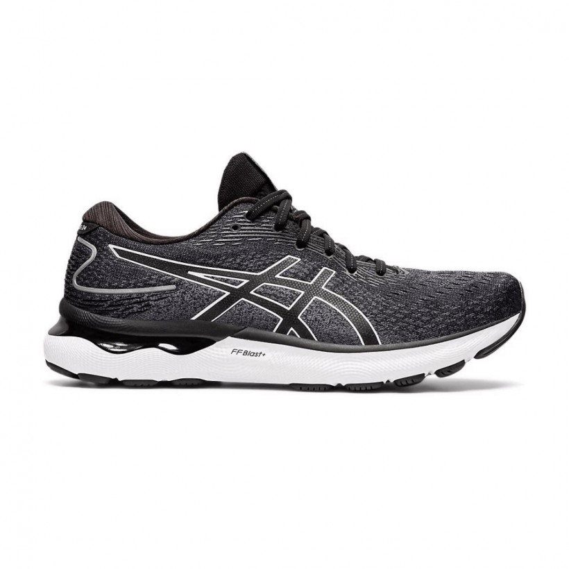 Asics Gel Nimbus 24 Running Shoes Black White SS22