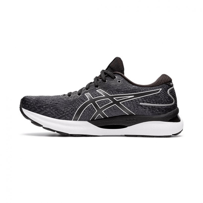 Asics Gel Nimbus 24 Running Shoes Black White SS22