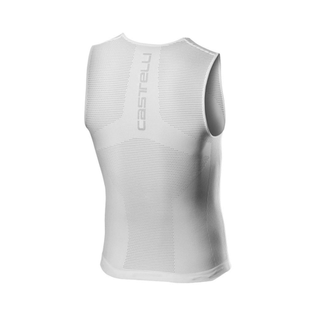 Strato base senza maniche Castelli Core Seamless bianco
