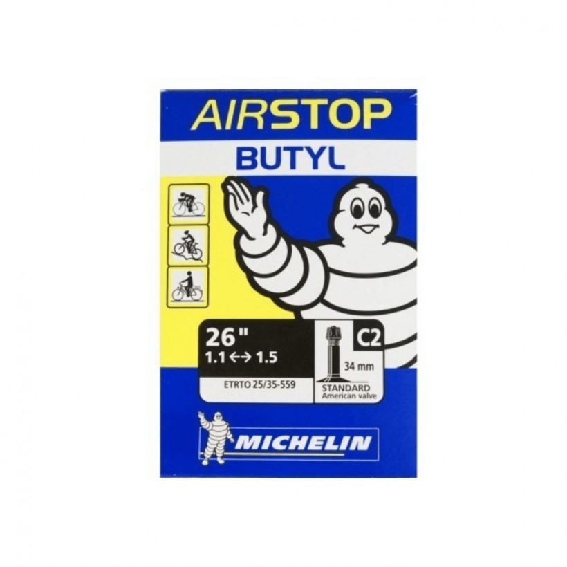 Michelin Airstop Butyl C2 26'' 1.1 - 1.5 Standard 34mm