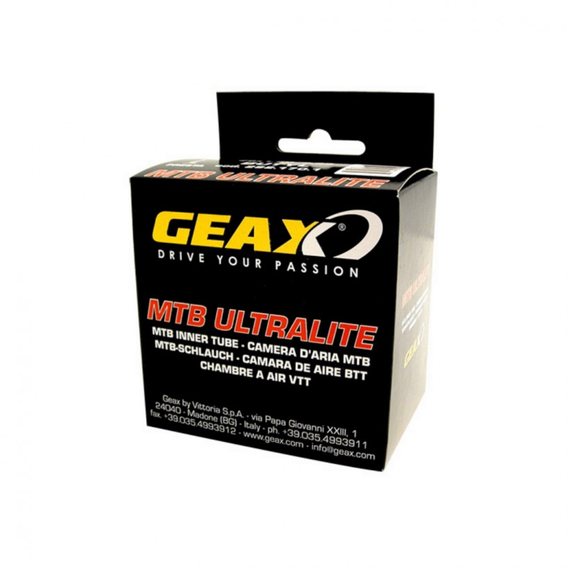 Geax MTB Tube 10 Pack - Ultralite 26x1.10 / 1.50 Schrader