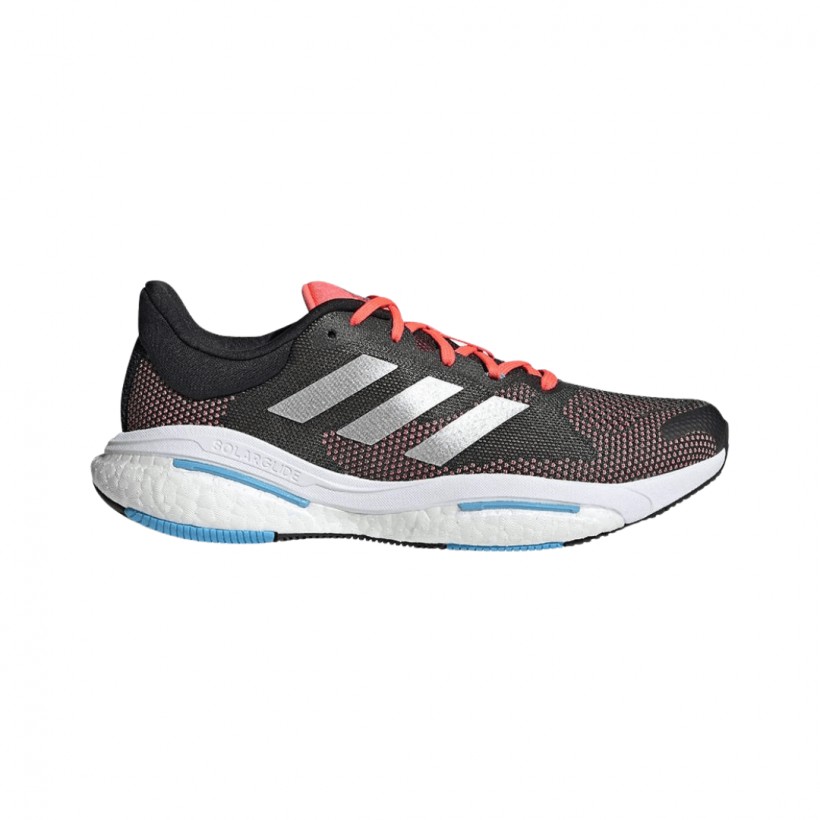 Tênis Solarboost 5 Adidas - Cinza+Vermelho