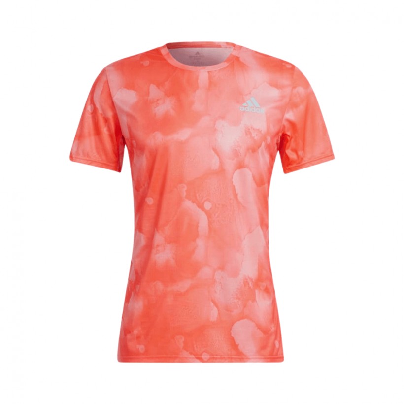 Adidas Fast Tee GFX Short Sleeve Orange T-Shirt