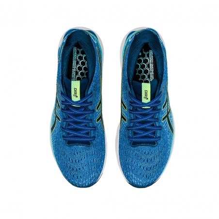 Asics Gel-Nimbus 24 Blue Yellow SS22 Running Shoes