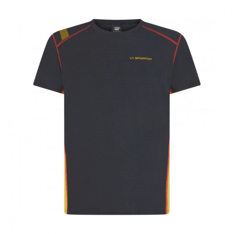 La Sportiva Synth Short Sleeve T-Shirt Black Yellow