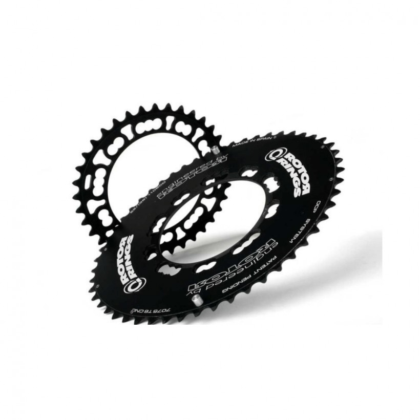 Set di corone per rotore aerodinamico Qrings Compact 110 BCD