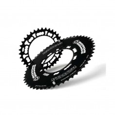 Oval Chainring Rotor Q-Ring Aero Exterior Black