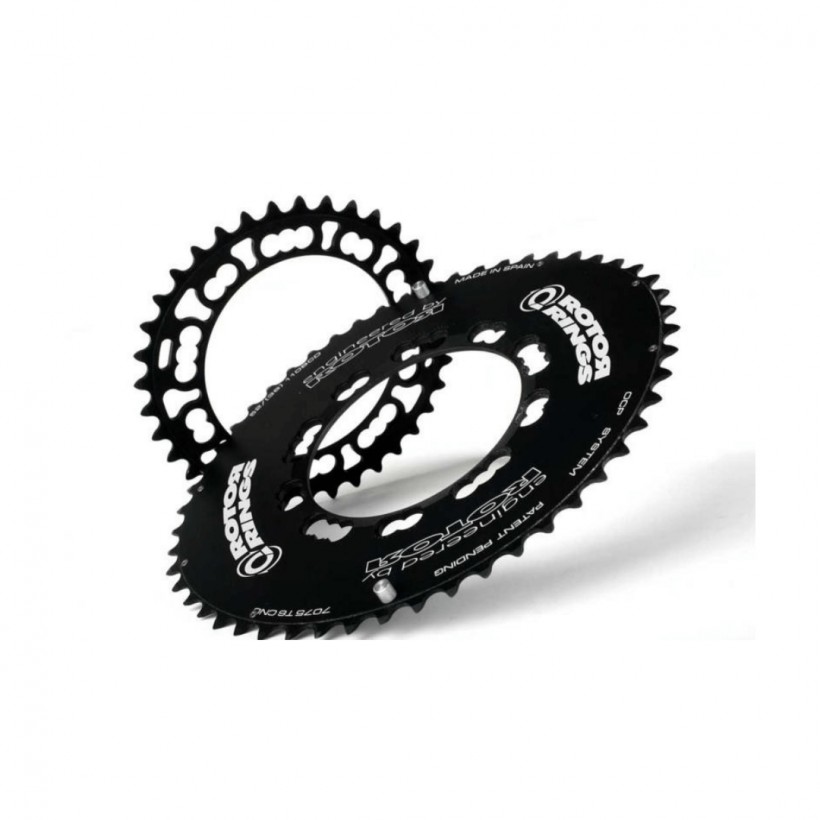 Chainring Rotor Qring Compact 110 BCD Aero 52 Outer