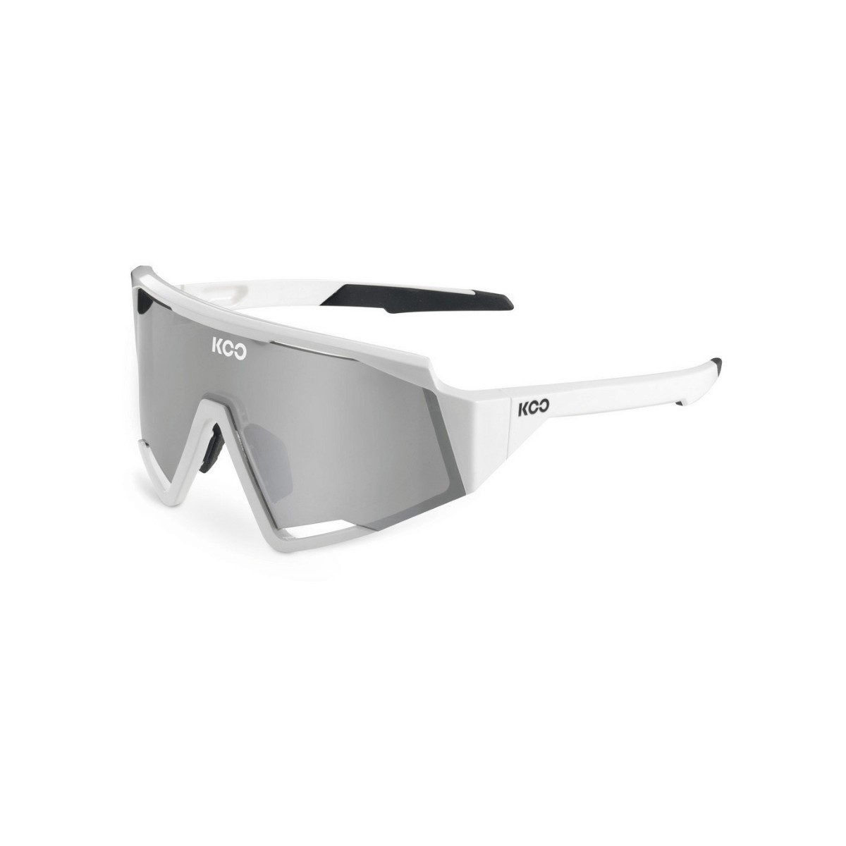 Sonnenbrille günstig Kaufen-KOO Spectro Brille Weiß Silber Linse. KOO Spectro Brille Weiß Silber Linse <![CDATA[KOO Spectro Sonnenbrille
 Die neue Performance-Brille. Speziell für Geschwindigkeitsliebhaber, Rekordbrecher und Triathleten entwickelt. Entwickelt für
