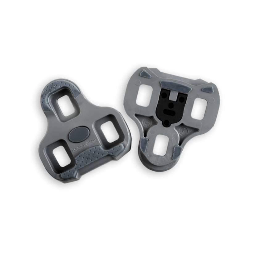 Look Kéo Grip 4.5º schoenplaatjesset, grijs, antislip
