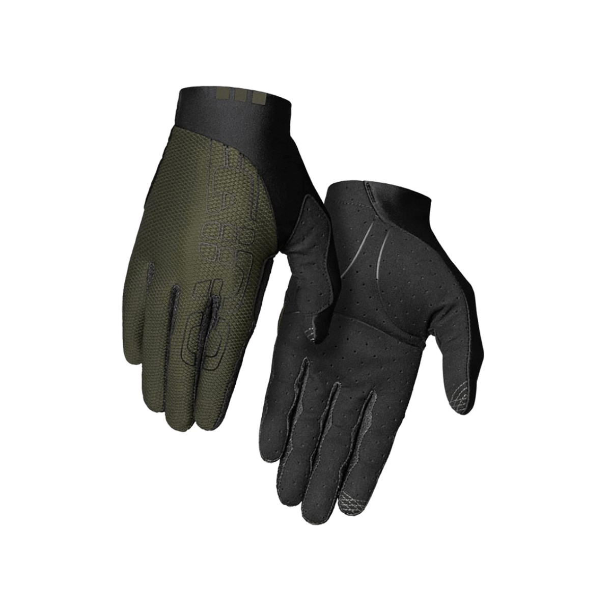 Gloves Giro Trixter Long Dark Green, Size S