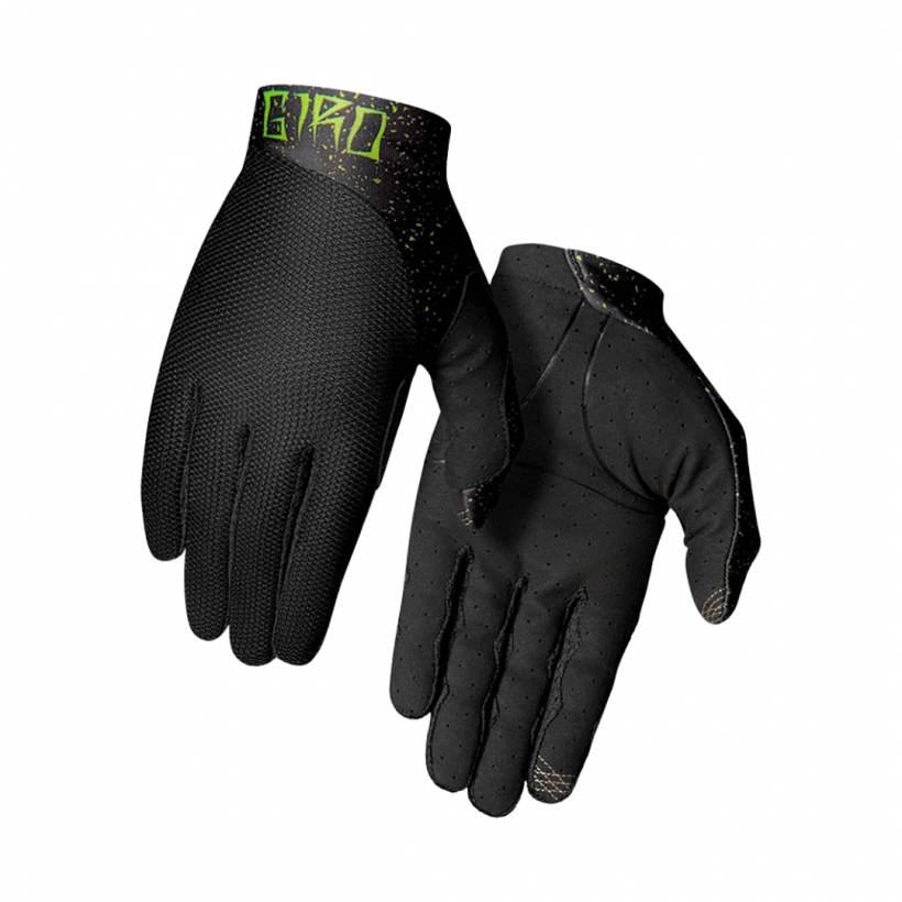 Giro Trixter Lange Handschuhe Schwarz Lime