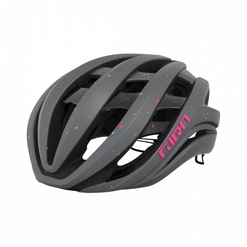 Giro Eterowy Sferyczny Szary Różowy Kask