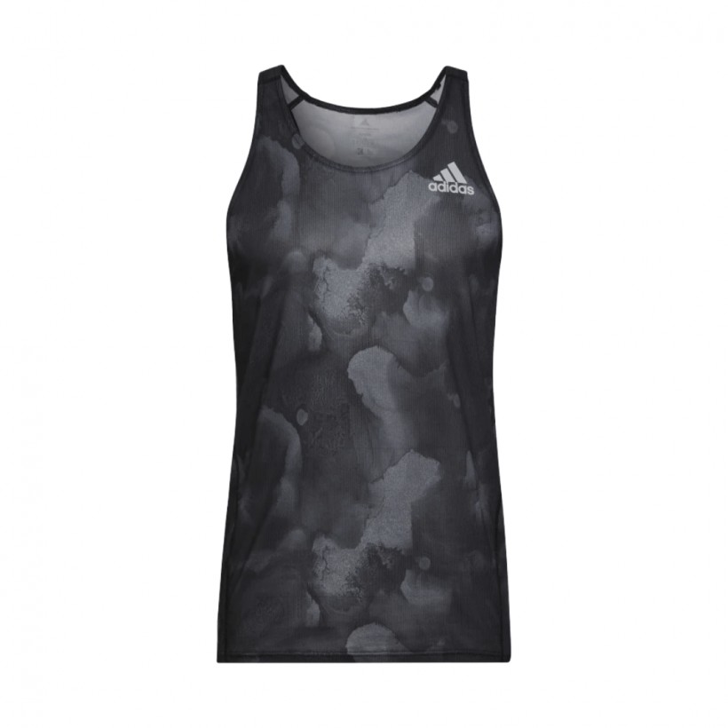 Adidas Fast Graphic Tanktop mit grauem Druck